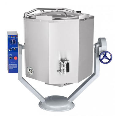 Котел пищеварочный электрический КПЭМ-160-ОМР со сливным краном