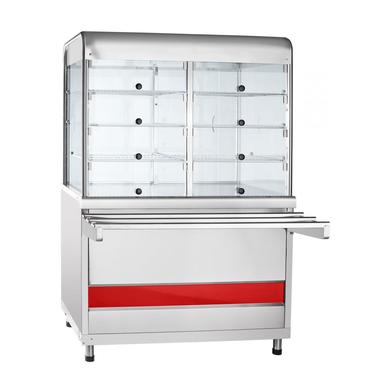 Прилавок-витрина нейтральная ПВТ-70КМ-В-01