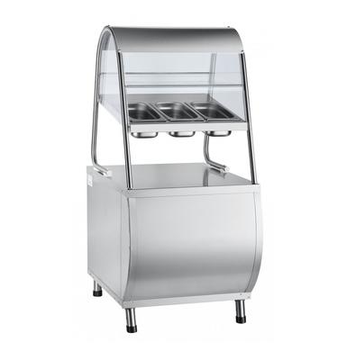 Прилавок для столовых приборов ПСПХ-70М с хлебницей