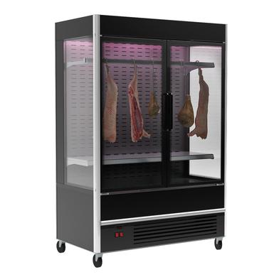 Витрина FC20-07 VV X7 (распашные двери структурный стеклопакет)