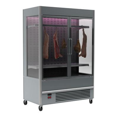 Витрина FC20-07 VV  X7 0430 (распашные двери структурный стеклопакет)