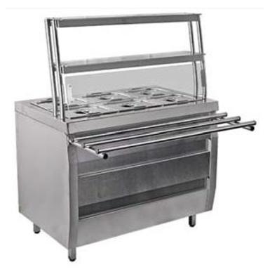 ПРИЛАВОК-ВИТРИНА ОХЛАЖДАЕМЫЙ ОТКРЫТЫЙ ЗПВО-15/7Н